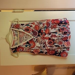 Anthropolgie Delette Floral Knit Top